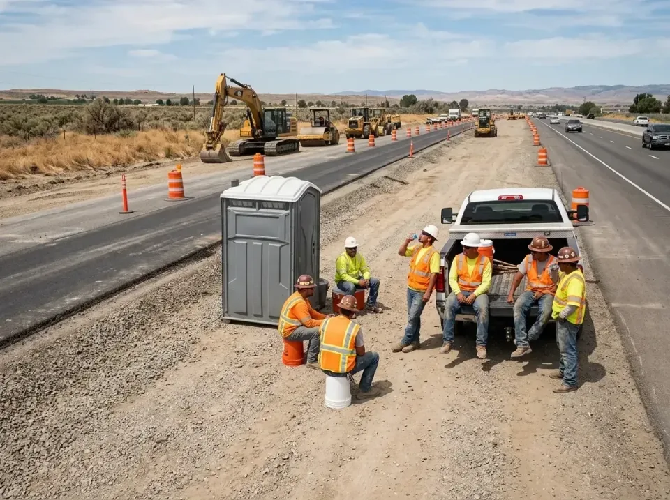 highway-road-construction-crew-007 — frequently asked questions, Porta Potty and Restroom Rentals in Whitefish, MT